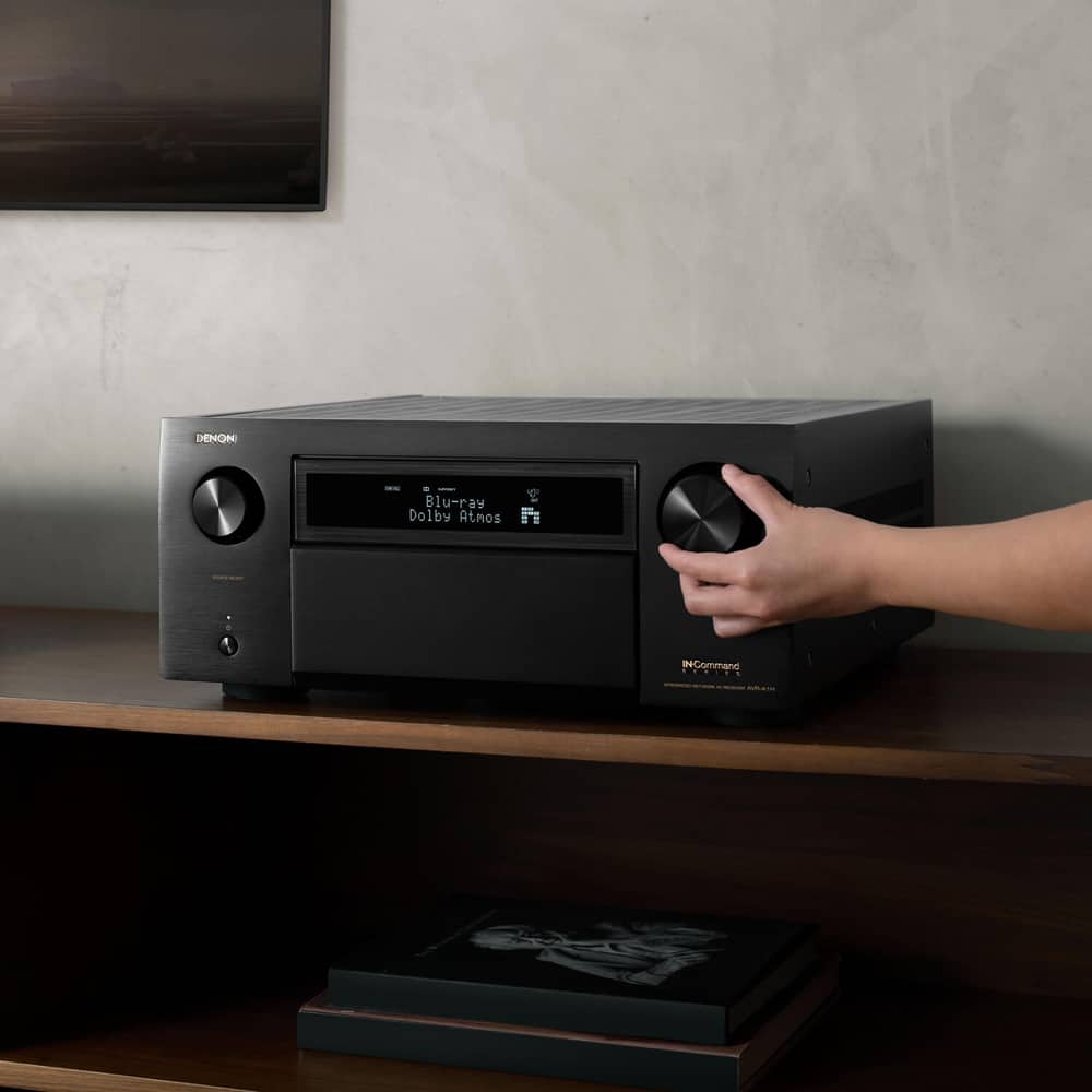 Denon AVR-A1H AV receiver, alternate view