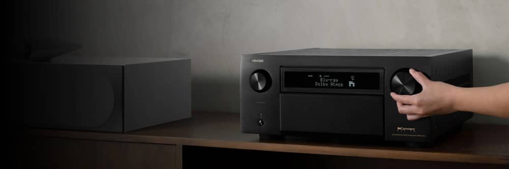 Denon AVR-A1H AV receiver, alternate view
