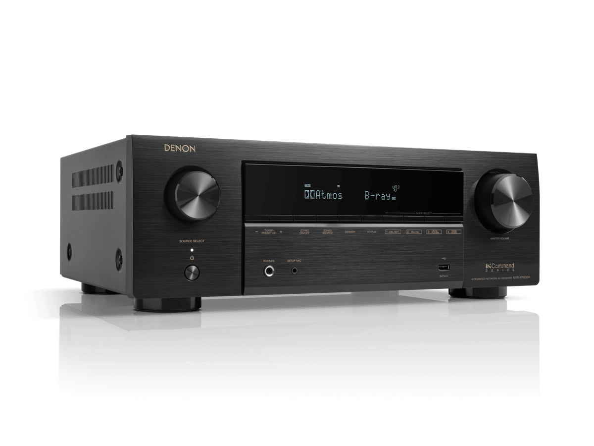 Denon AVR-X1800H AV receiver, front view