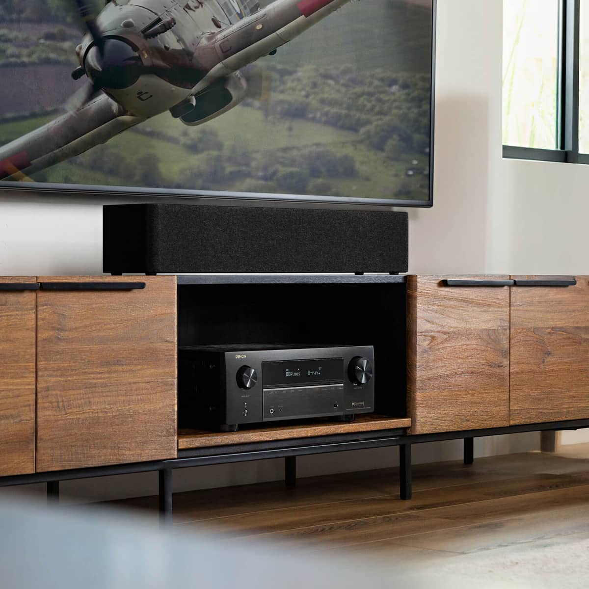 Denon AVR-X2800H AV receiver, front view