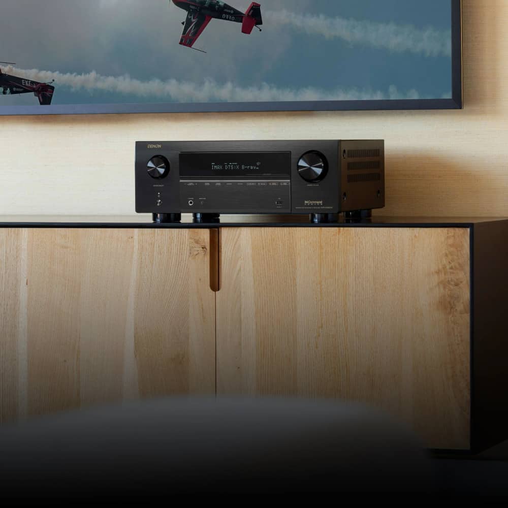 Denon AVR-X3800H AV receiver, alternate view