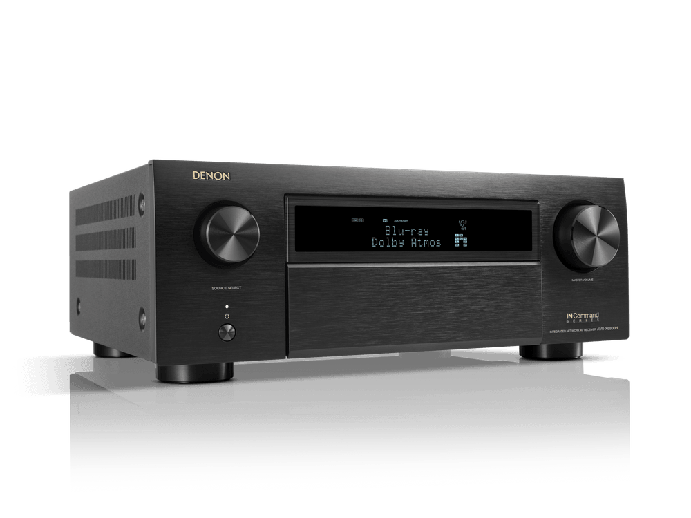 Denon AVR-X6800H AV receiver, alternate view