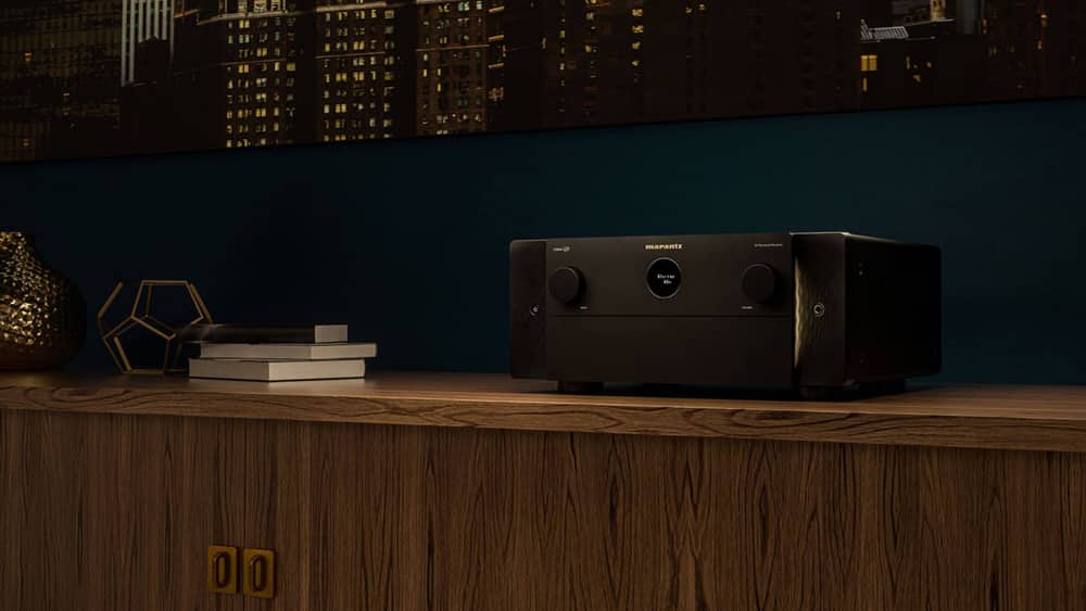 Marantz CINEMA 40 AV receiver in a home theater setup
