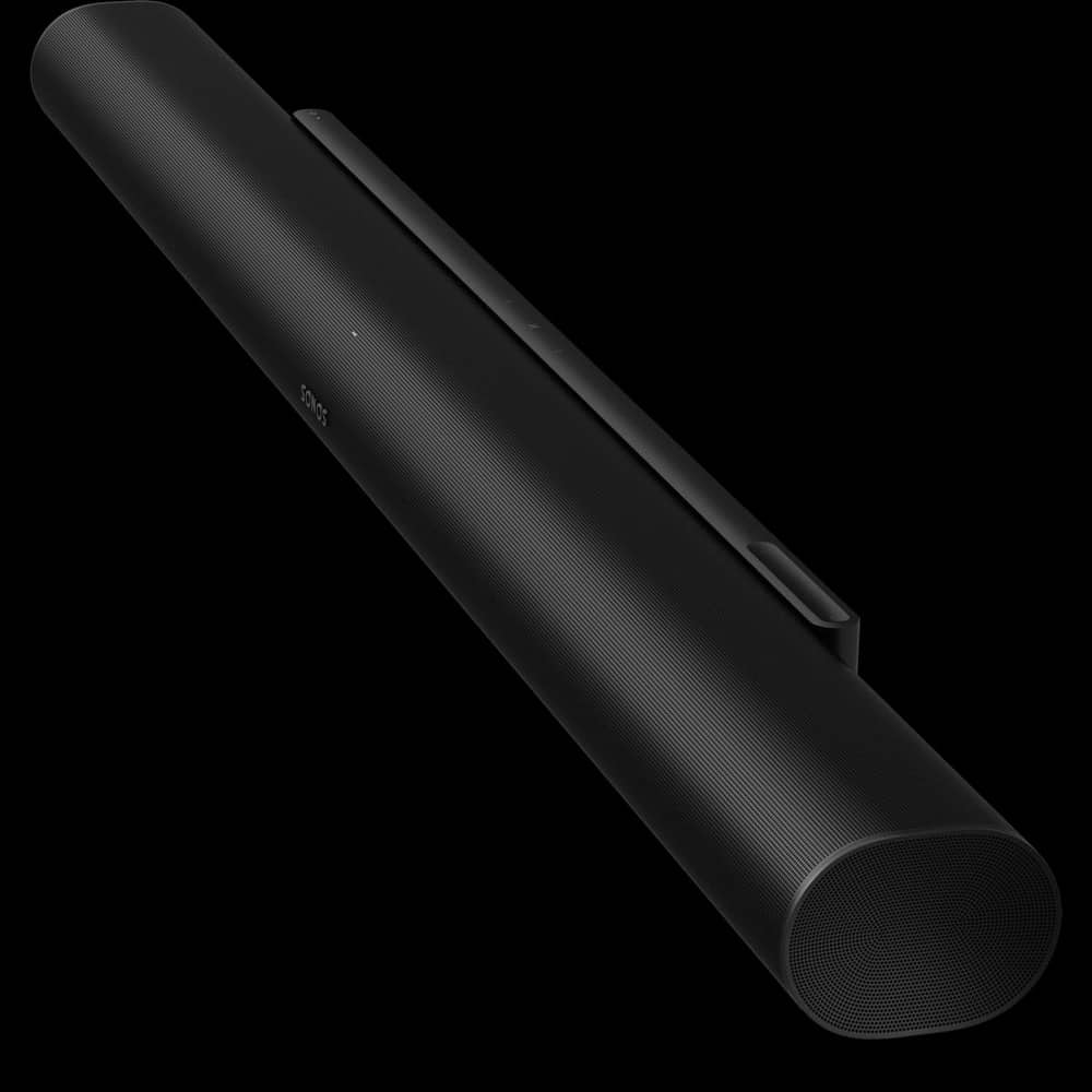 Top of a black Arc Ultra at an angle, from the right side