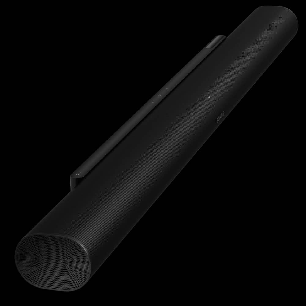 Top of a black Arc Ultra at an angle, from the left side